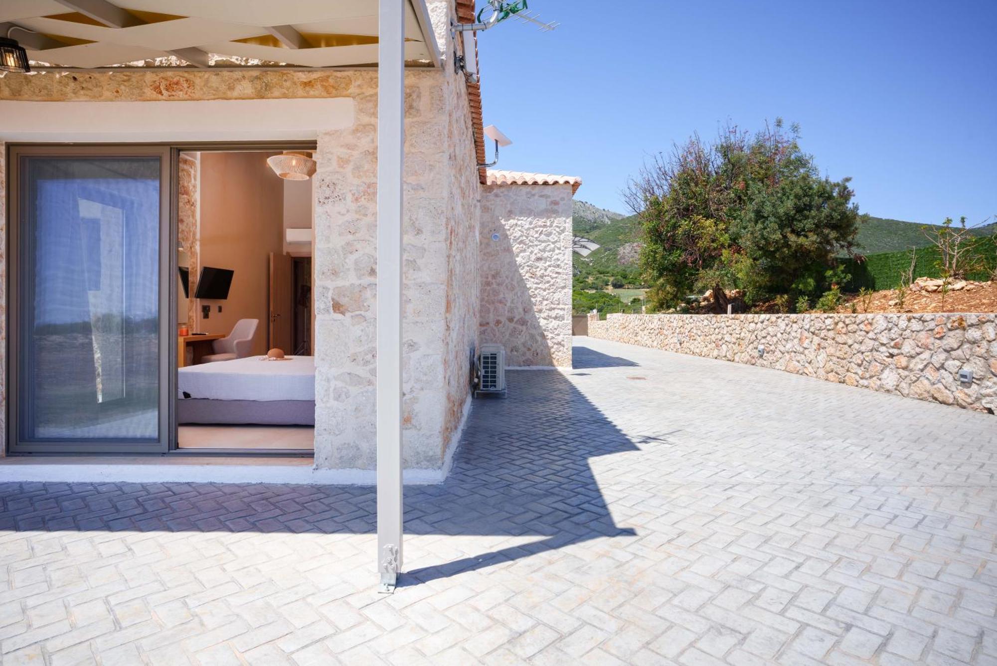 Pantheon Luxury Villas Skala  エクステリア 写真