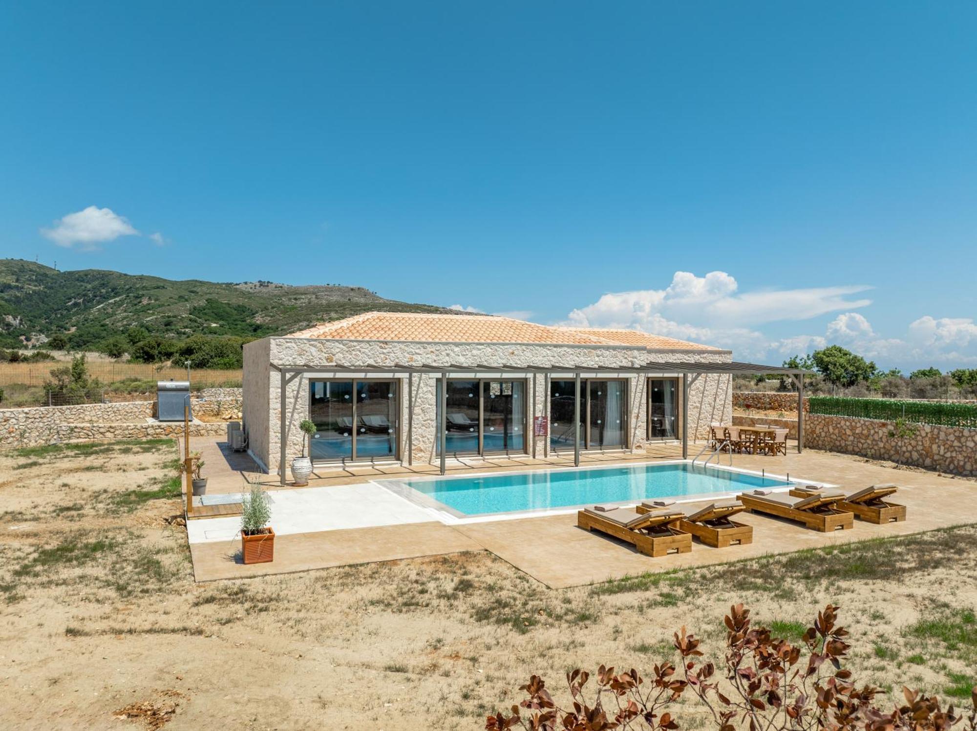 Pantheon Luxury Villas Skala  エクステリア 写真