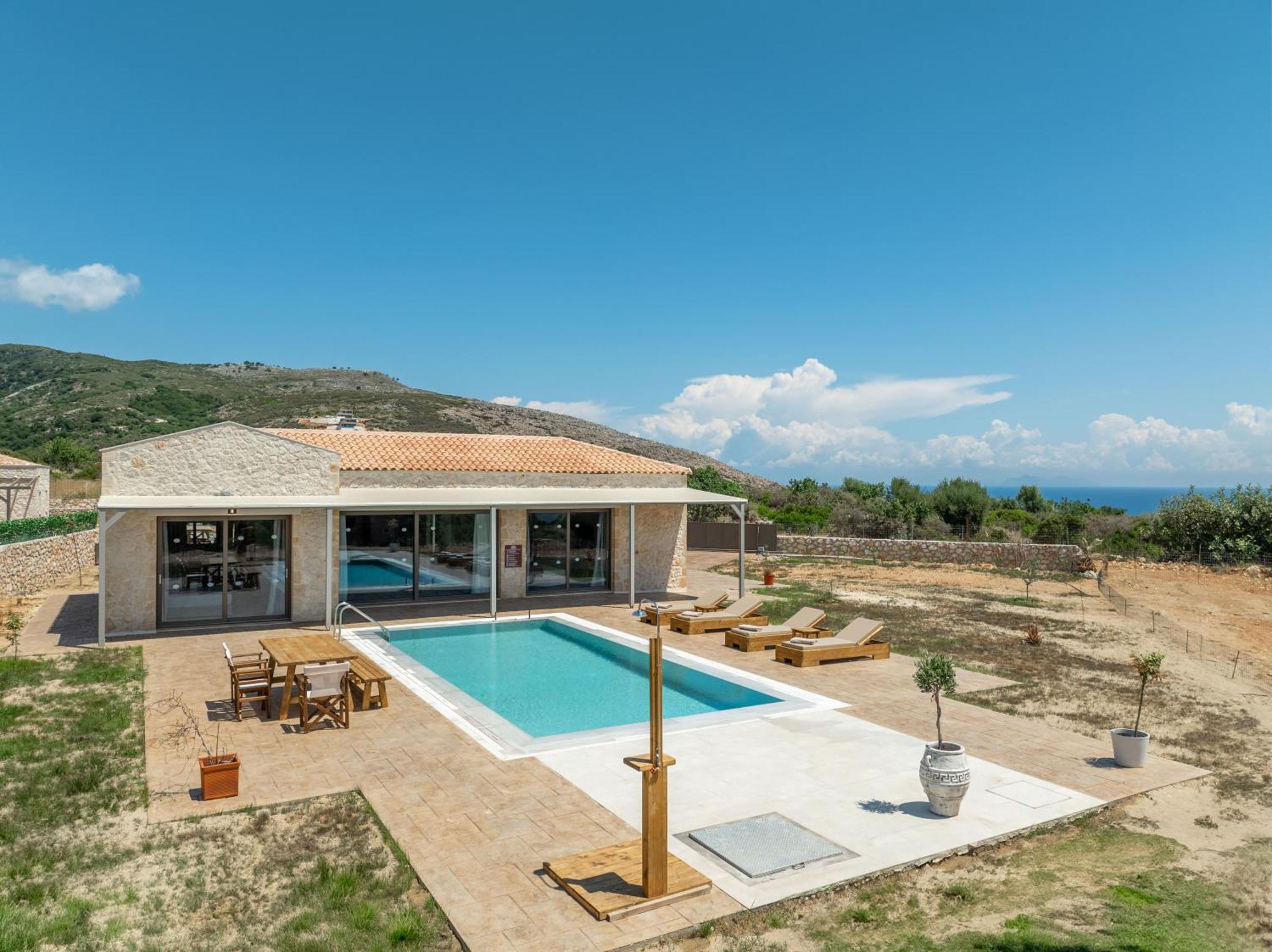 Pantheon Luxury Villas Skala  エクステリア 写真