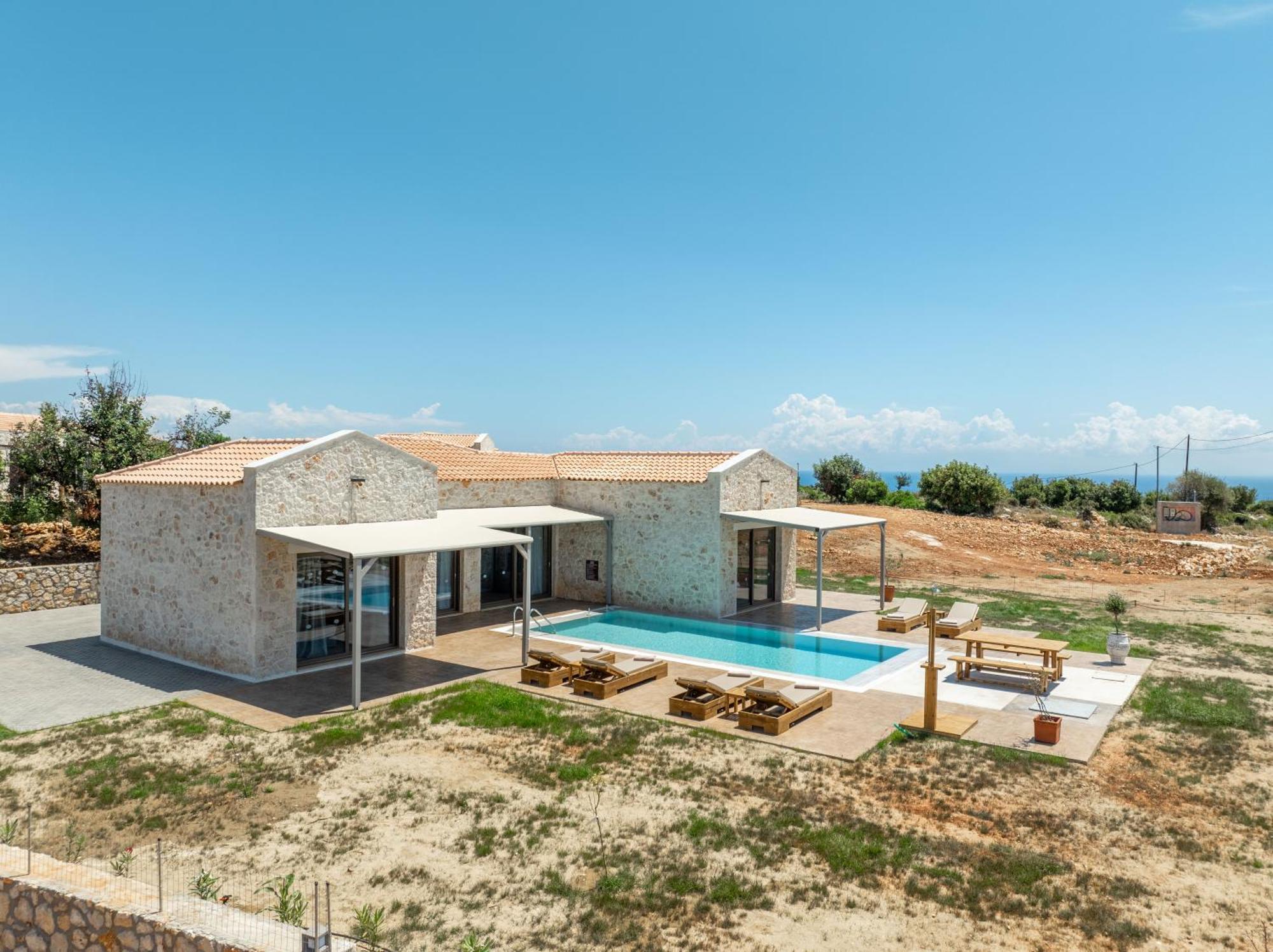 Pantheon Luxury Villas Skala  エクステリア 写真