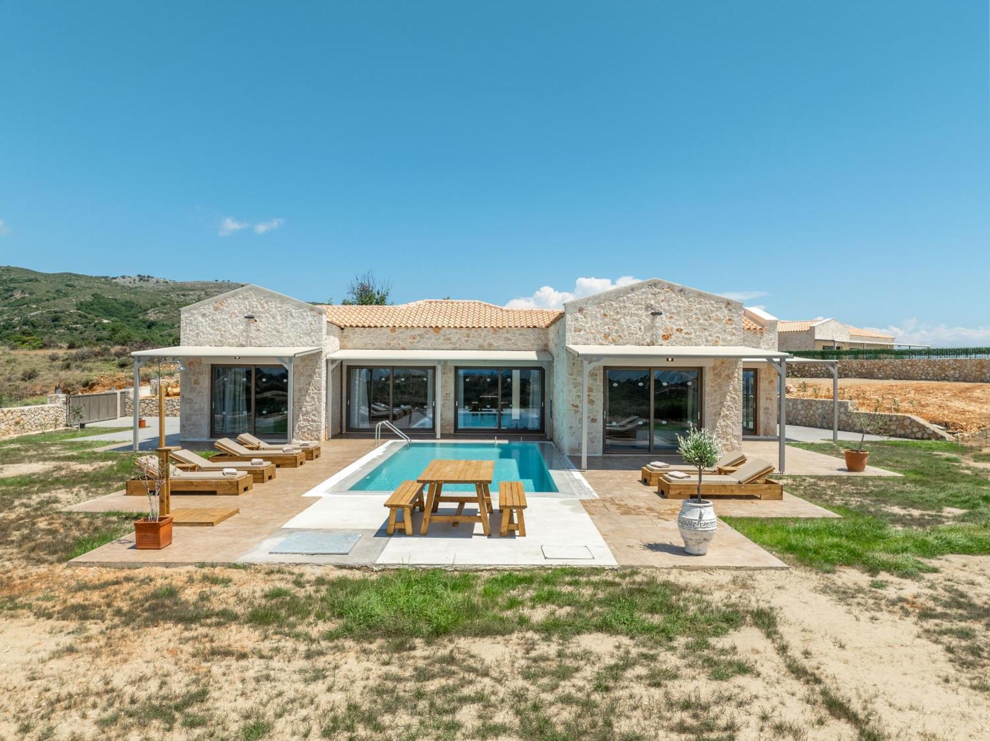 Pantheon Luxury Villas Skala  エクステリア 写真