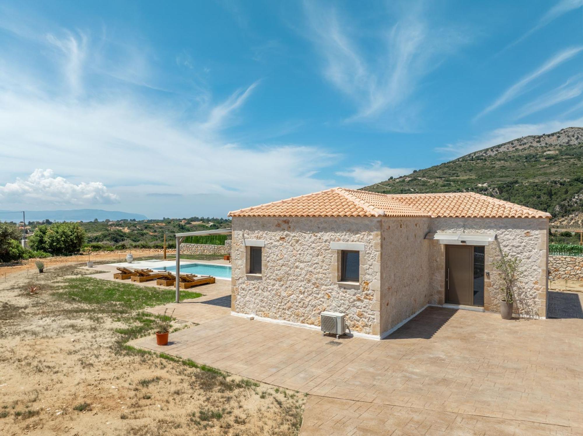 Pantheon Luxury Villas Skala  エクステリア 写真