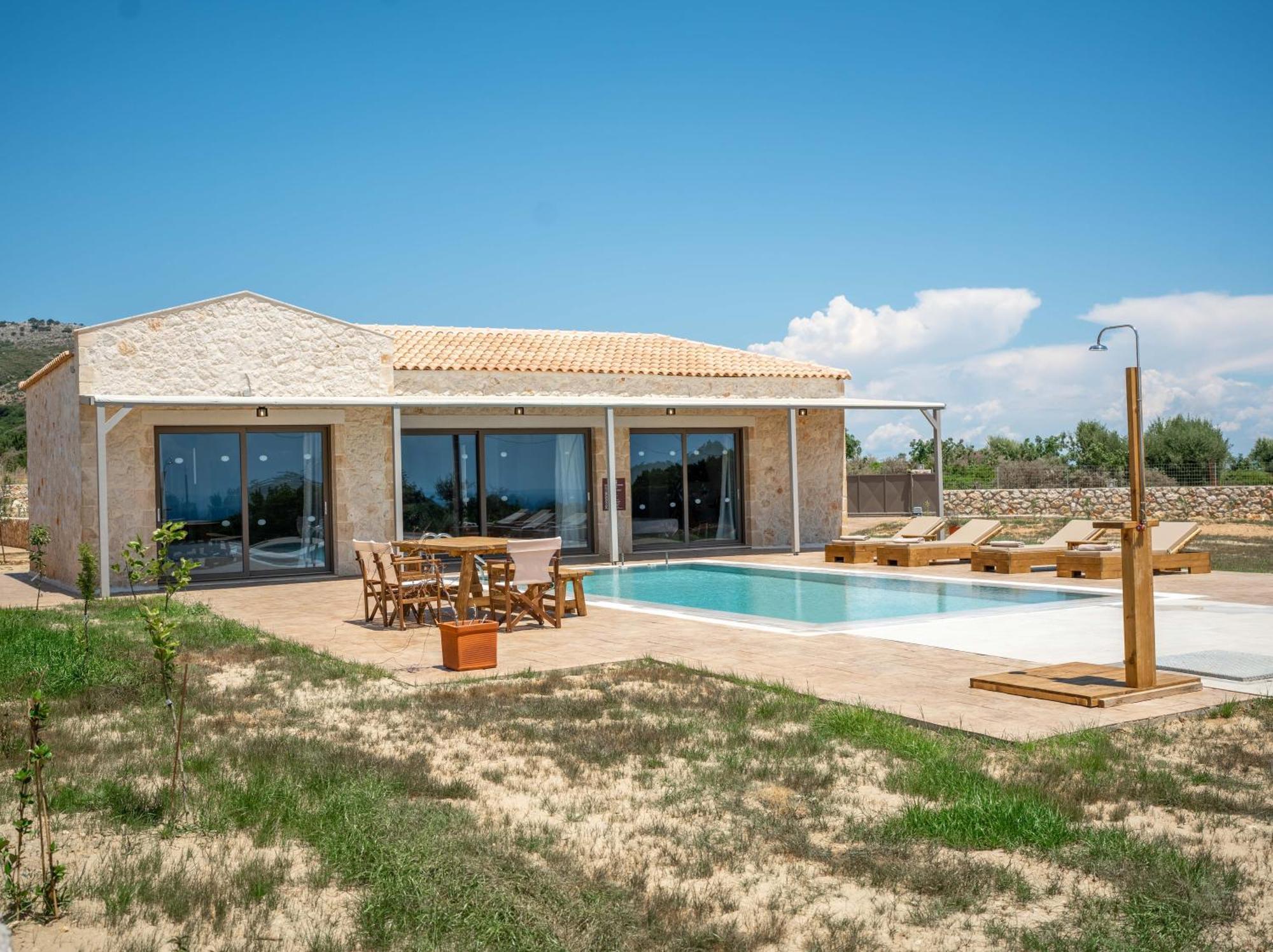 Pantheon Luxury Villas Skala  エクステリア 写真